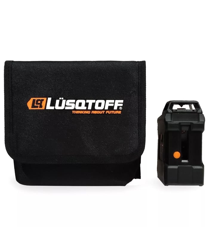 Nivel Láser Líneas Cruzadas 30mts Luz Verde Lüsqtoff Black Series Naranja/Negro NVL515-9 - Imagen 4