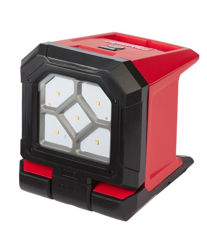Reflector Linterna Luz Lámpara Led a Batería Inalámbrica 18V M18™ Milwaukee ROVER™ 2365-20 Rojo/Negro - Imagen 4
