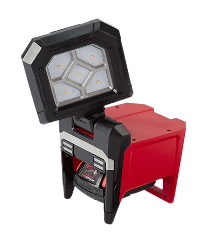 Reflector Linterna Luz Lámpara Led a Batería Inalámbrica 18V M18™ Milwaukee ROVER™ 2365-20 Rojo/Negro - Imagen 5