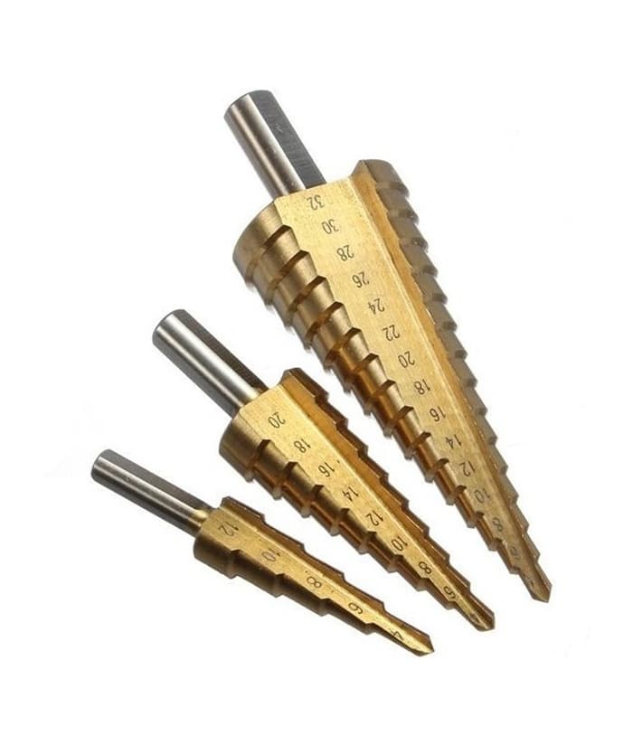 Juego Set Kit Mechas Escalonadas 4-12 4-20 4-32mm Lusqtoff SMEL1-8 - Imagen 2
