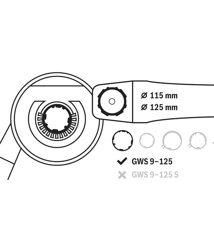 Caperuza Aspiración Extracción Polvo Lijado Amoladora 115mm 125mm Para Disco Desbaste Diamantado Bosch - Imagen 4