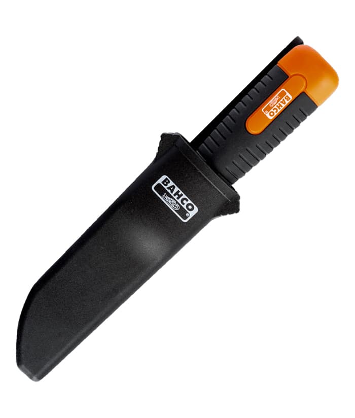 Cuchillo Hoja Curva Funda Plástica Bahco 2449 - Imagen 3