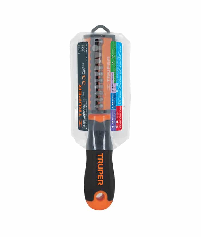 Destornillador Desarmador Multipunta x 33 Puntas Truper DMP-33 - Imagen 4