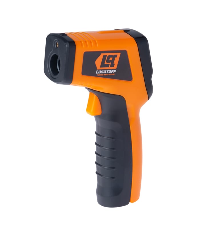 Medidor Pistola de Temperatura Láser Termómetro Digital Lüsqtoff Naranja/Negro TDL50-8
