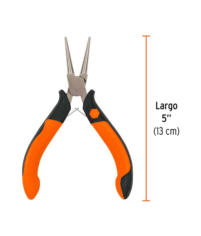 Pinza Punta Fina Media Caña 5" 125mm Truper PM-PR4 - Imagen 4