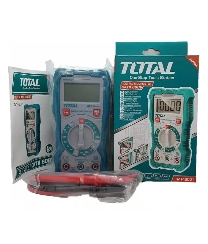 Tester Multimetro Digital Total TMT460012 - Imagen 3