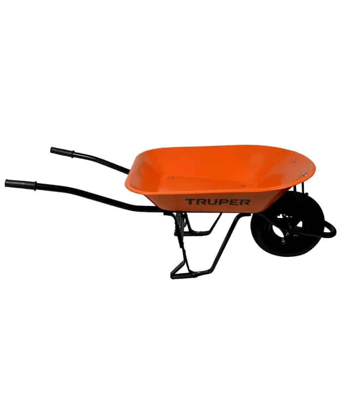 Carretilla de Chapa Reforzada Rueda Neumática 580kg Truper CAT-45SO - Imagen 4