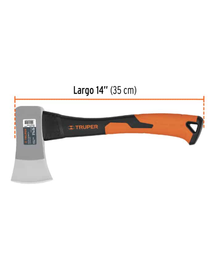 Hacha Cabo de Fibra 14" Truper HC-1-1/4F - Imagen 3