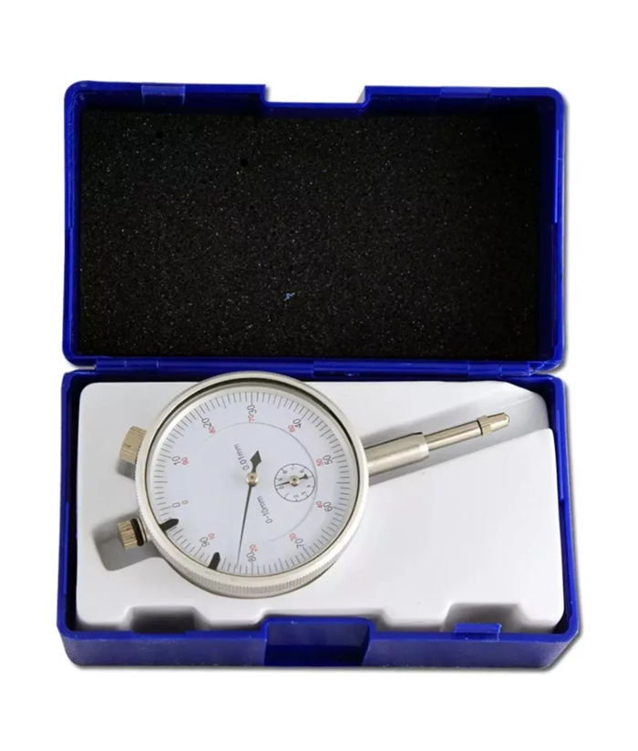 Reloj comparador estándar, de tapa con oreja. Recorrido 10 mm / 0.01 mm -  2047S