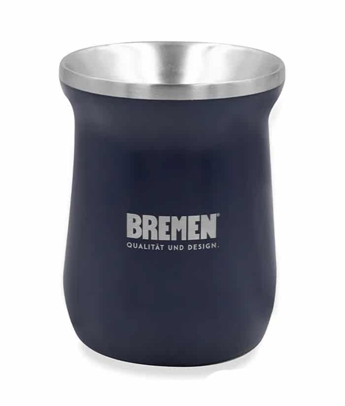 Combo Matero Termo 1.2lts Acero Inoxidable + Yerbera Pico Vertedor + Mate Acero Inoxidable + Bombilla Con Cepillo Limpiador Bremen - Imagen 4