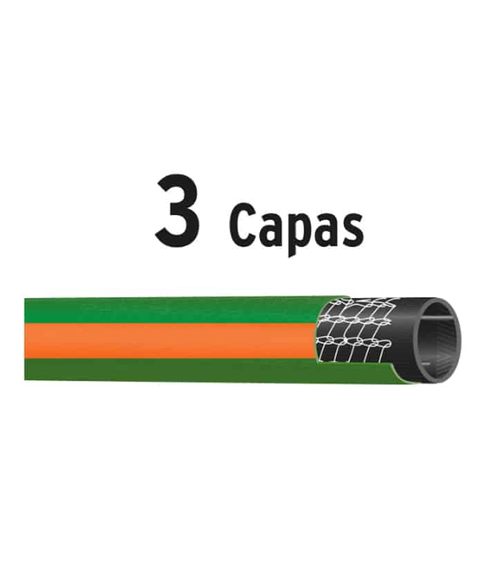 Manguera 1/2" Reforzada 3 Capas 15 mts Truper MAN-15X1/2RE - Imagen 3