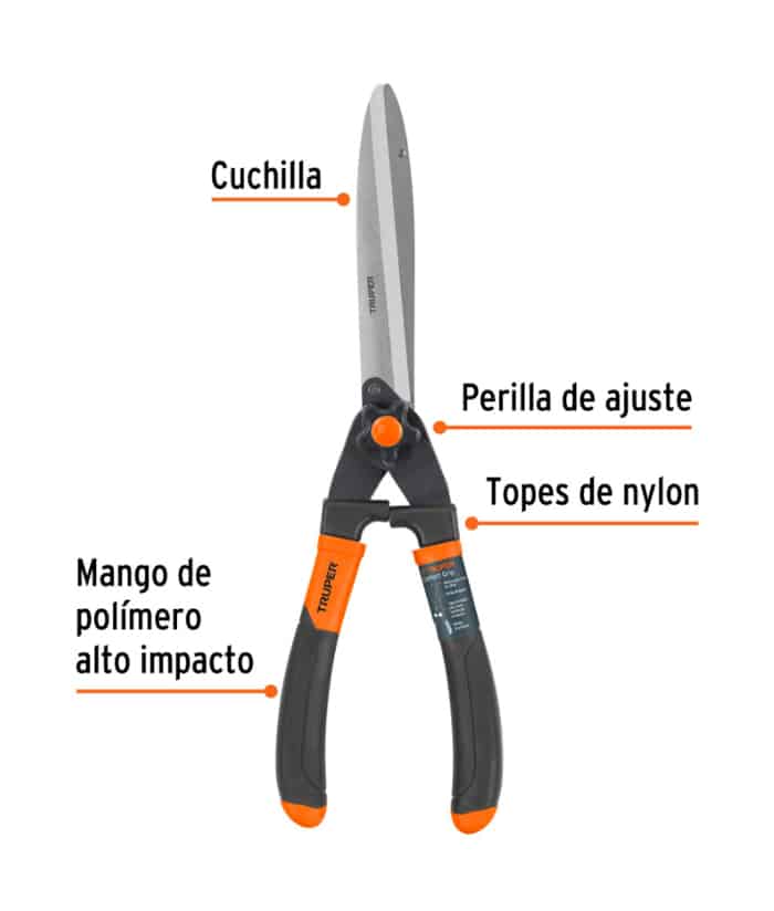 Tijera de Podar 18" Mango Comfort Grip Truper T-18 - Imagen 2