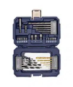 Juego Set Kit Mechas y Puntas Para Madera Metal Pared x 35 Pzs Bremen 7781