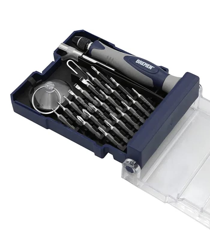 Juego Set Kit Puntas de Precisión Para Celular x 29 Pzs Bremen 7783