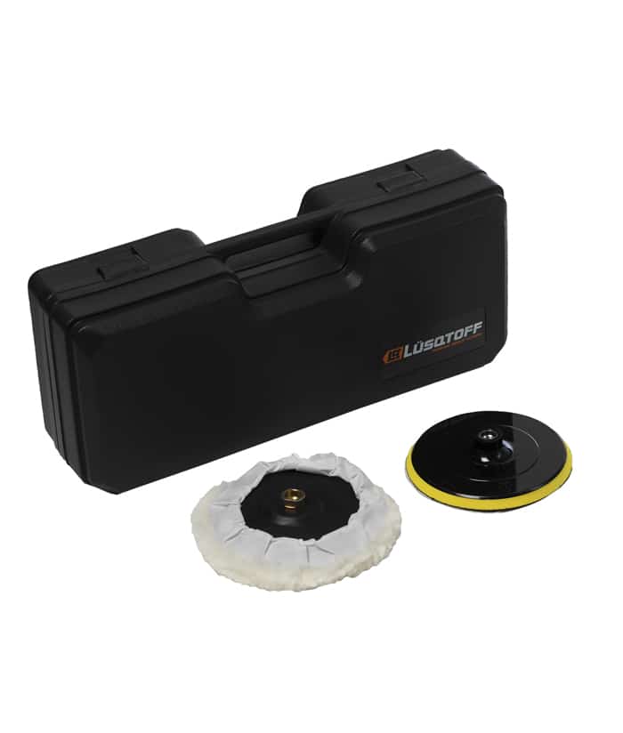 Pulidora Lustradora LustraLijadora Eléctrica 1300W 180mm Lüsqtoff Naranja/Negro LJL1300-8 - Imagen 4