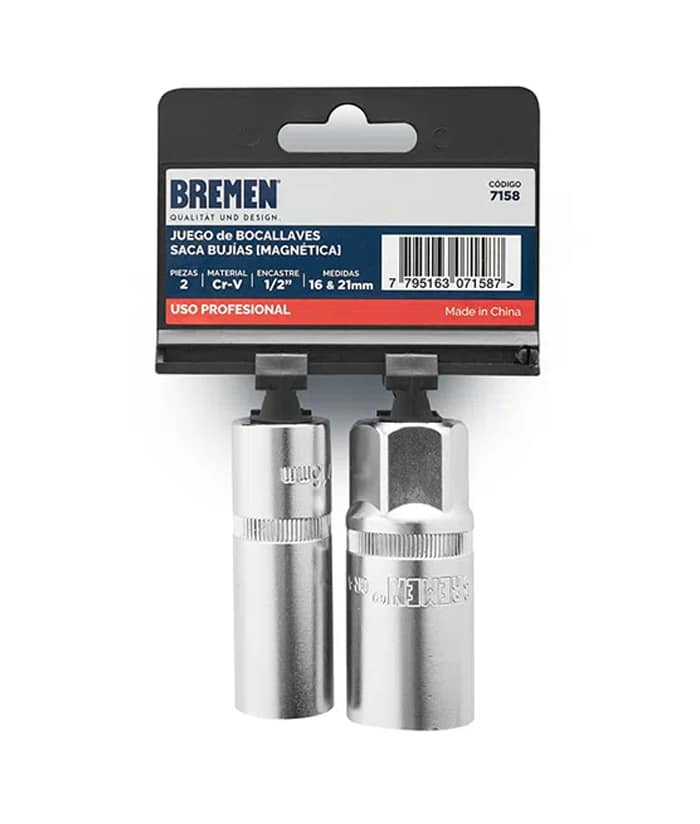Tubos Bocallaves Sacabujías Enc. 1/2" 16 y 21mm Bremen 7158 - Imagen 2