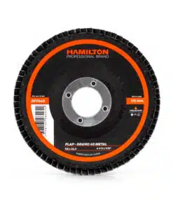 Disco Flap Cóncavo Zirconio Para Metal Abrasivo 115mm Grano #40 Hamilton