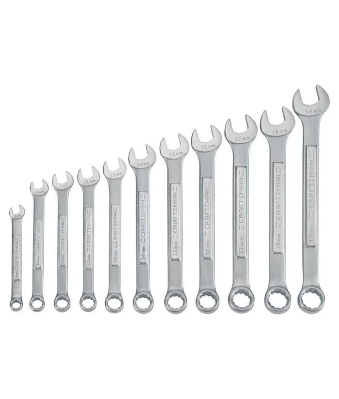 Juego Set Kit Llaves Combinadadas 8mm a 19mm x 11 Pzs CMMT87017 Craftsman - Imagen 2