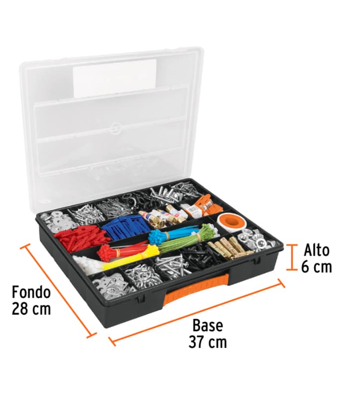 Maletín Organizador Gavetero 14" 37 x 6 x 28cm Truper ORG-18 - Imagen 3