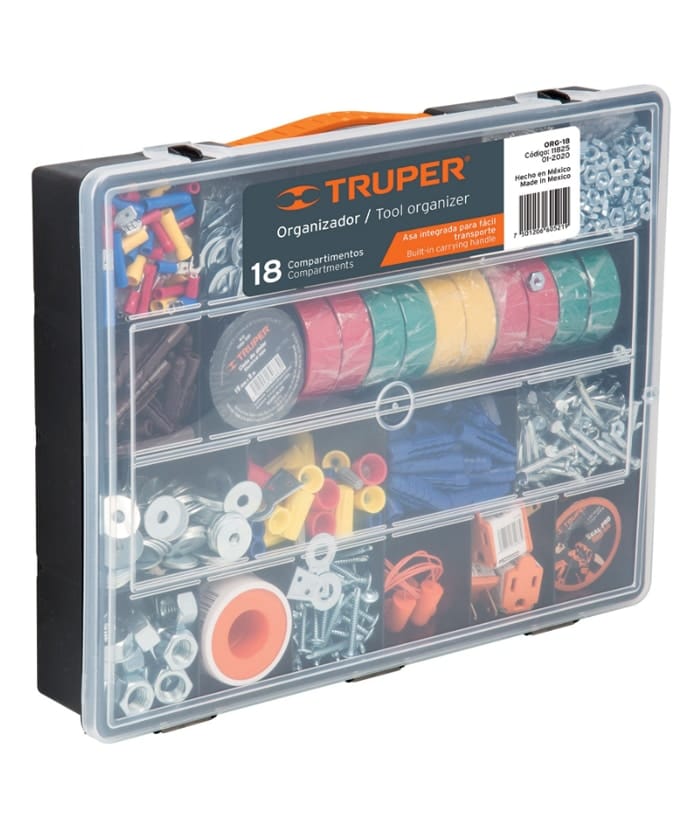 Maletín Organizador Gavetero 14" 37 x 6 x 28cm Truper ORG-18 - Imagen 5