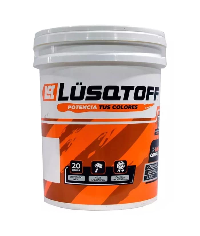 Pintura Látex Interior/Exterior Profesional 20Lts Lüsqtoff LLEXT20-8