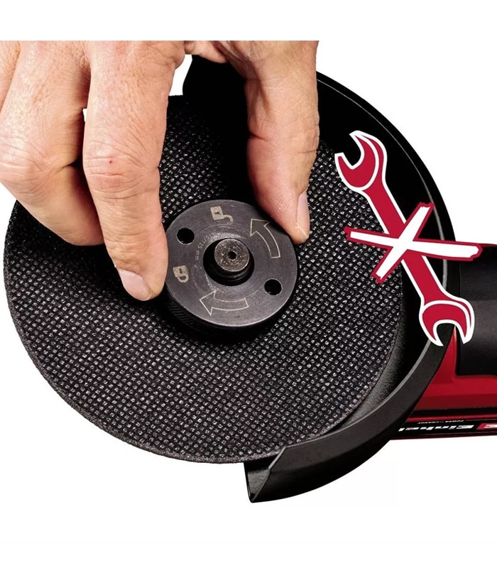 Amoladora Angular a Batería Inalámbrica 115/125mm Con Velocidad Variable Regulable Motor Brushless Sin Carbones 18V Einhell TP-AG 18/125 CE Q Li – Solo - Imagen 3