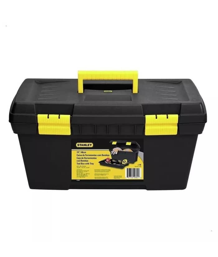 Caja de Herramientas Plástica Con Bandeja Removible 19" Stanley