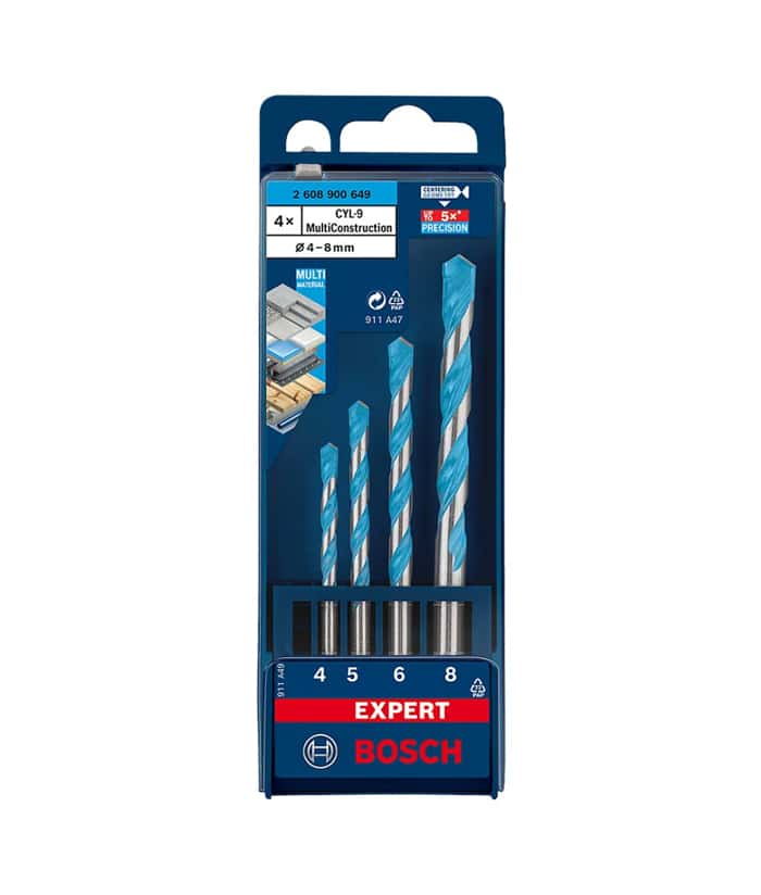 Juego Set Kit Mechas Multimateriales Multiconstrucción Multiusos Multipropósito x4 CYL-3 Bosch