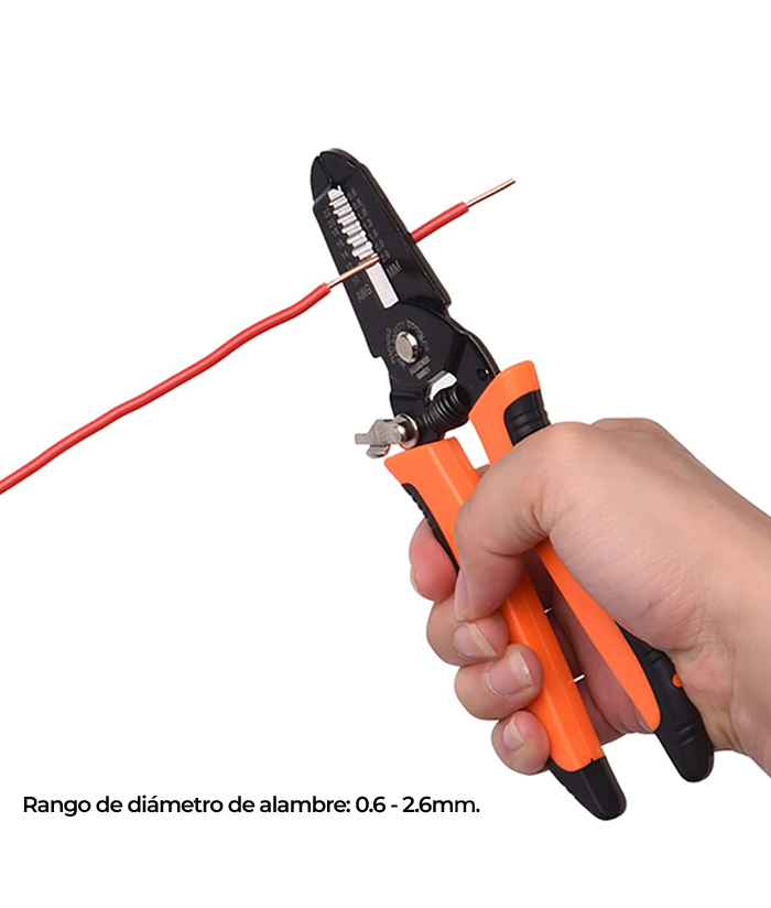 Pinza Alicate Pelacable Manual 7" 175mm Harden 660621 - Imagen 3