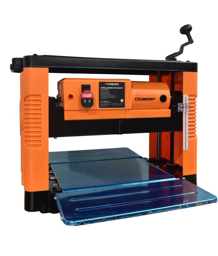 Cepilladora Cepillo Garlopa de Banco 1850W 220V Lüsqtoff Naranja CML1850-8
