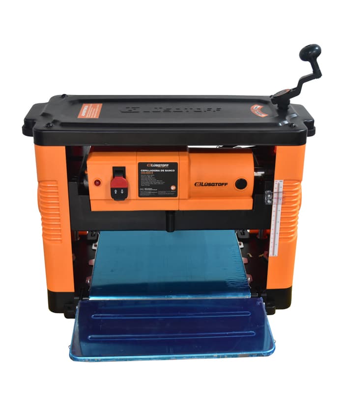Cepilladora Cepillo Garlopa de Banco 1850W 220V Lüsqtoff Naranja CML1850-8 - Imagen 2