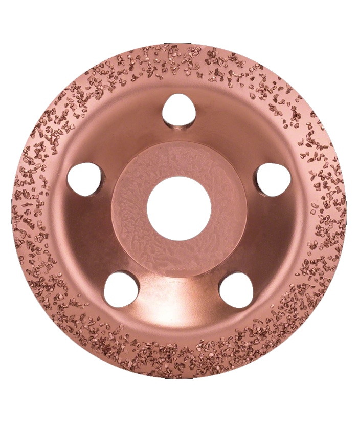 Disco Concavo Curvo Tungsteno Desbaste Escofina Madera Grano Medio para amoladora 115mm Bosch
