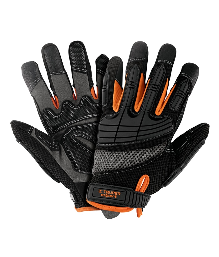 Guante Mecánico Con Protección Anti-Impacto Truper GU-665