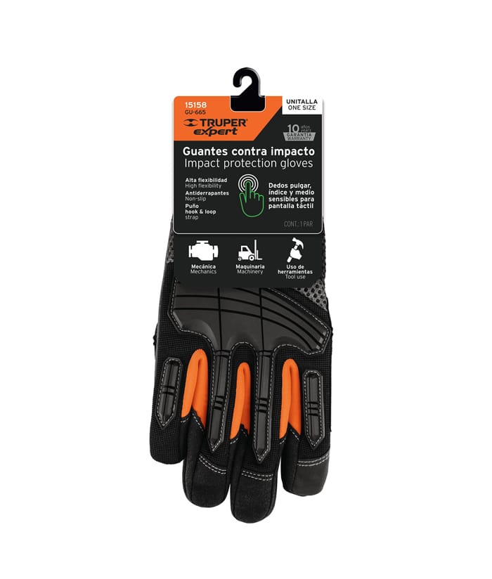 Guante Mecánico Con Protección Anti-Impacto Truper GU-665 - Imagen 3