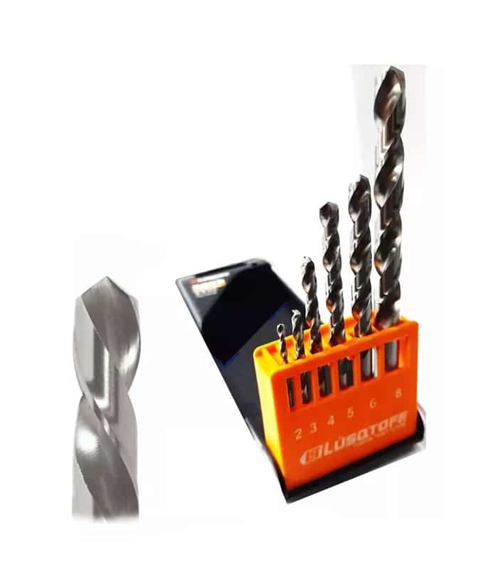 Juego Set Kit Mechas Brocas Acero Rápido Para Metal x 6Pzs Lüsqtoff JMHSS6PZ-9