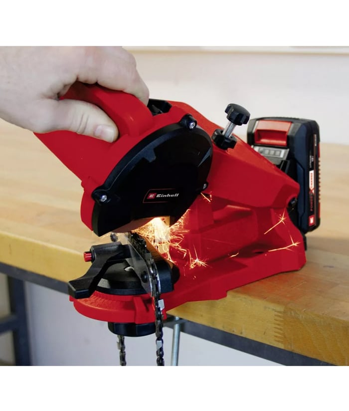 Afilador de Cadena de Motosierras Einhell GE-CS 18 Li-Solo 4499940 - Imagen 7