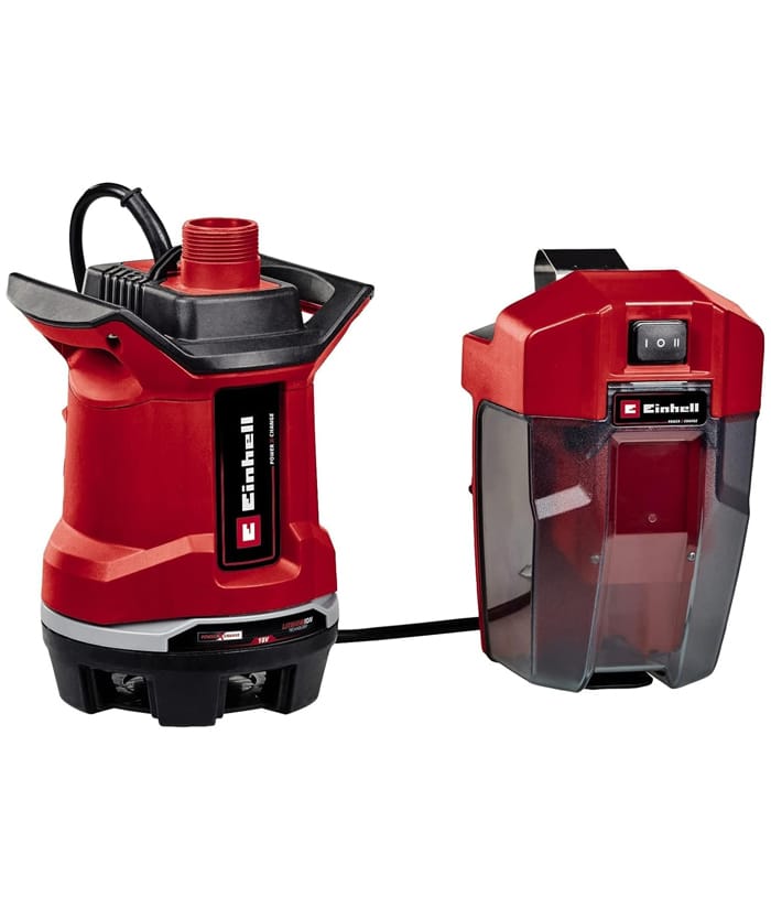 Bomba Sumergible de Agua Sucia a Batería Inalámbrica 7500 L/H Einhell GE-DP 18/25 Li-Solo 4181580