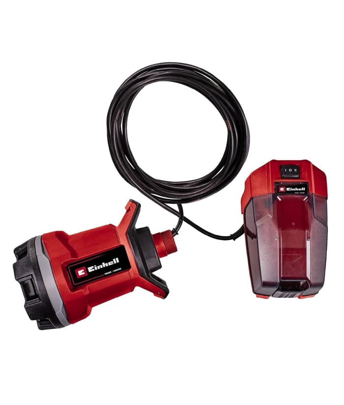 Bomba Sumergible de Agua Sucia a Batería Inalámbrica 7500 L/H Einhell GE-DP 18/25 Li-Solo 4181580 - Imagen 5