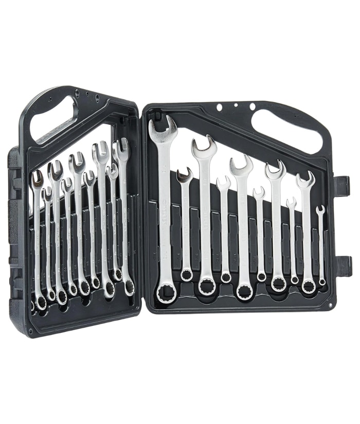 Juego Set Kit Llaves Combinadas Milimétricas Pulgadas 1/4″ | 8mm a 7/8″ | 18mm x 20Pzs Truper JC-20PM-E 15798 - Imagen 3