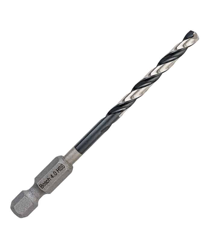 Mecha Broca Hexagonal Impacto 4mm HSS-G 1/4" Bosch 2608577052
