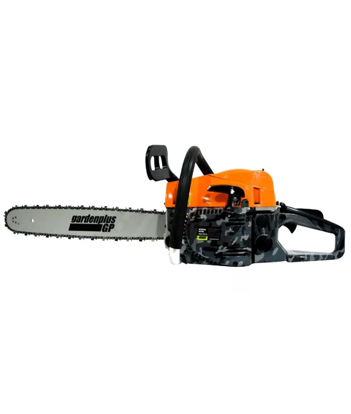 Combo Mundial Motosierra Naftera a Explosión Camuflada 52Cc 20" + Pelota de Regalo Garden Plus by Lusqtoff Naranja/Negro PROM-52GCP - Imagen 2