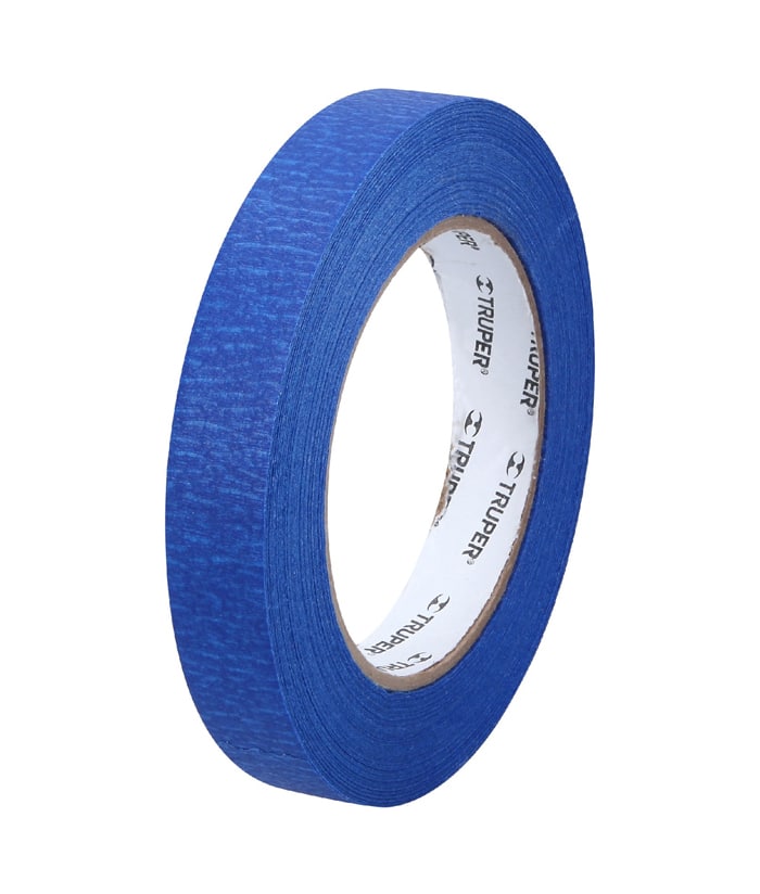 Cinta Masking Tape Azul 3/4" x 50 mts Para Pintor Truper MSK-3/4A - Imagen 2