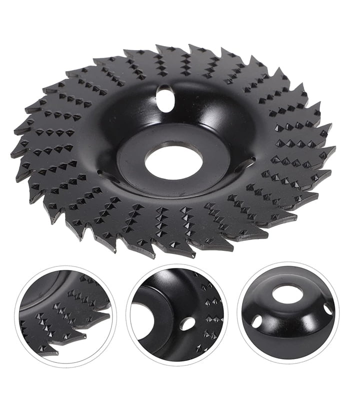 Disco Plano Desbaste Escofina Madera de Acero Carbono Para Amoladora 115mm Ruhlmann RU15358 - Imagen 2