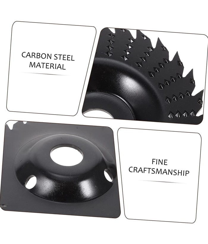 Disco Plano Desbaste Escofina Madera de Acero Carbono Para Amoladora 115mm Ruhlmann RU15358 - Imagen 3