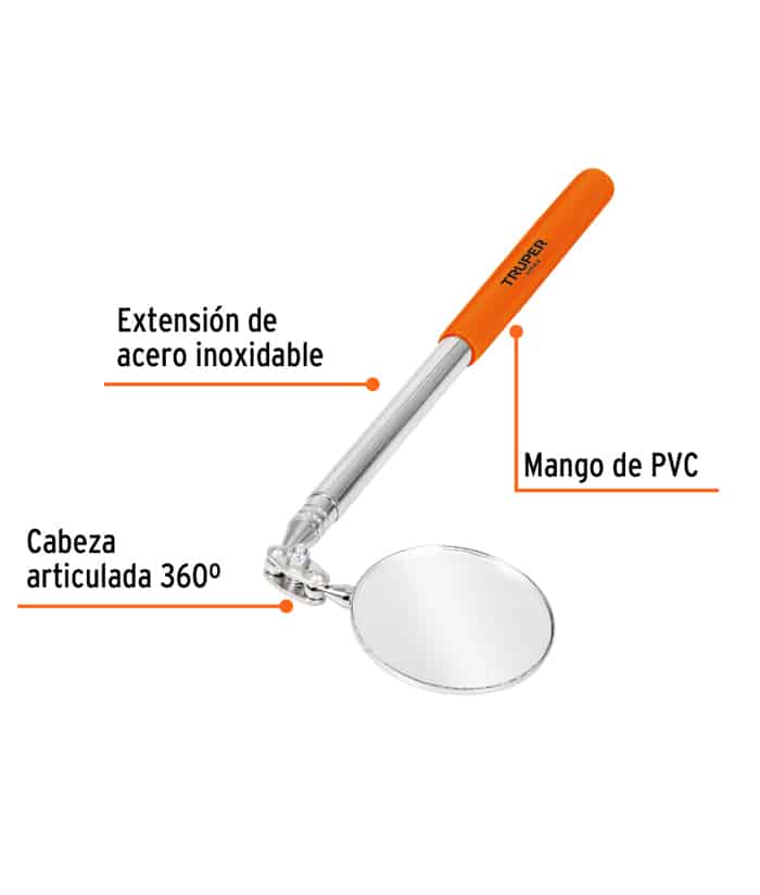 Espejo Extensible Telescópico de Inspección Truper ESP-TEL - Imagen 2