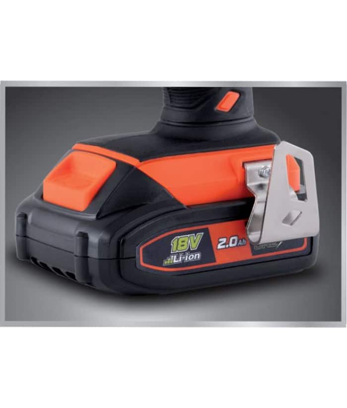 Taladro a Batería Inalámbrica 18V 13mm 40Nm Flex One + Batería 2.0Ah Amper + Cargador + Maletín Dowen Pagio 9993121 - Imagen 5