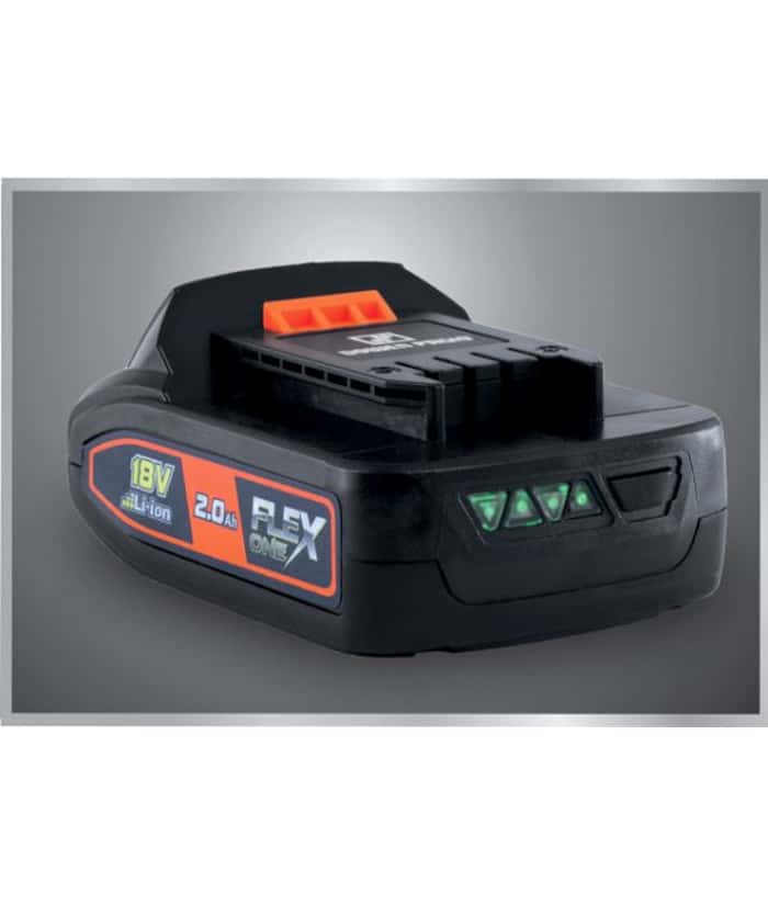Taladro a Batería Inalámbrica 18V 13mm 40Nm Flex One + Batería 2.0Ah Amper + Cargador + Maletín Dowen Pagio 9993121 - Imagen 6