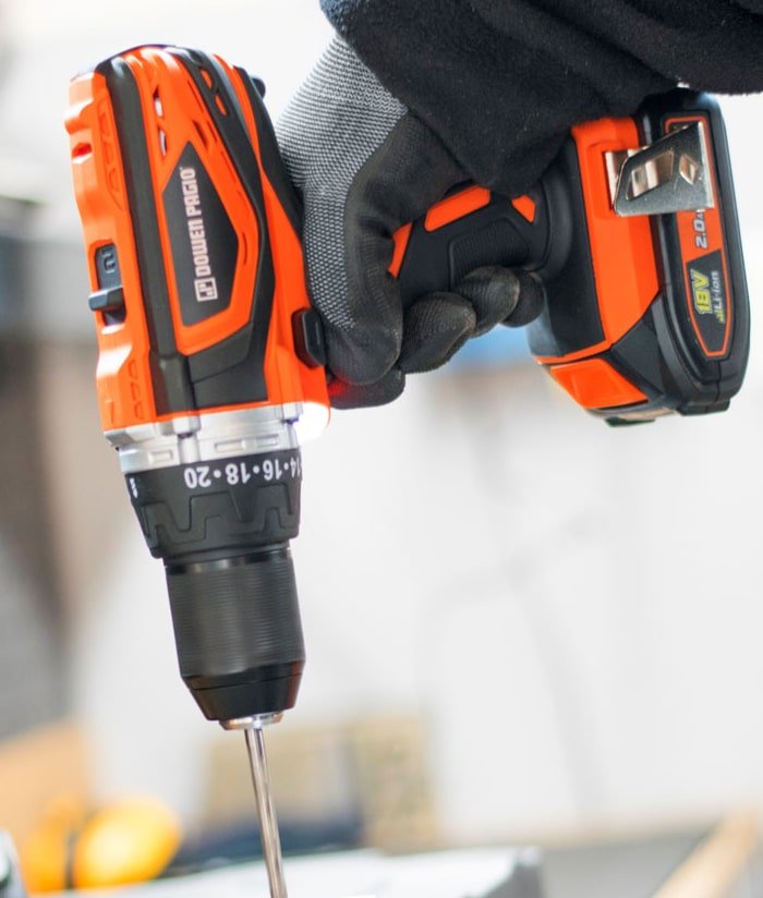 Taladro a Batería Inalámbrica 18V 13mm 40Nm Flex One + Batería 2.0Ah Amper + Cargador + Maletín Dowen Pagio 9993121 - Imagen 7