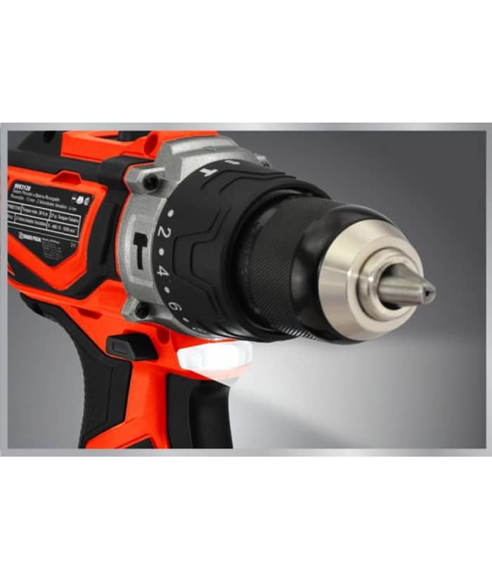 Taladro Percutor a Batería Inalámbrico 13mm 18V 55Nm Motor Brushless Flex One + Batería 4.0Ah Amper + Cargador + Maletín Dowen Pagio 9993112 - Imagen 5