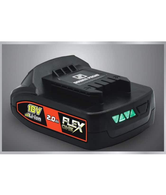 Taladro Percutor a Batería Inalámbrico 13mm 18V 55Nm Motor Brushless Flex One + Batería 4.0Ah Amper + Cargador + Maletín Dowen Pagio 9993112 - Imagen 6